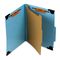 Smead Four Section Hanging Classification Folder, Pressboard/Kraft, Letter, Blue SMD65105