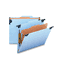 Smead Four Section Hanging Classification Folder, Pressboard/Kraft, Letter, Blue SMD65105