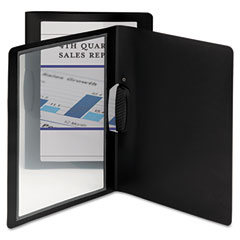 Smead Frame View Report Cover with Swing Clip, Portrait, Black, 5/Pack SMD86043