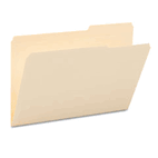 Smead Guide Height Folder, 2/5 Cut Right, Reinforced Top Tab, Legal, Manila, 100/Box SMD15386