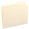 Smead Guide Height Folder, 2/5 Cut Right, Reinforced Top Tab, Letter, Manila, 100/Box SMD10386