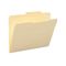 Smead Guide Height Folder, 2/5 Cut Right, Two-Ply Tab, Letter, Manila, 100/Box SMD10376