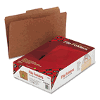 Smead Guide Height Kraft Folders, 2/5 Cut, Top Tab, Legal, Brown, 100/Box SMD15776