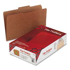 Smead Guide Height Kraft Folders, 2/5 Cut, Top Tab, Legal, Brown, 100/Box SMD15776