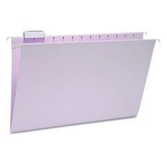 Smead Hanging File Folders, 1/5 Tab, 11 Point Stock, Legal, Lavender, 25/Box SMD64164