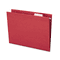Smead Hanging File Folders, 1/5 Tab, 11 Point Stock, Letter, Maroon, 25/Box SMD64073