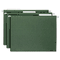 Smead Hanging Folders, 1/3 Tab, 11 Point Stock, Letter, Green, 25/Box SMD64035
