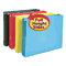 Smead Hanging Pocket File Folders with Full Height Gusset, Letter, Assorted, 4/Pack SMD64291