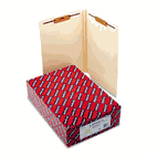 Smead Heavy W-Fold Expansion Folders, Two Fasteners, End Tab, Legal, Manila, 50/Box SMD37276