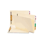 Smead Heavy W-fold Expansion Folders, Two Fasteners, End Tab, Letter, Manila, 50/Box SMD34276