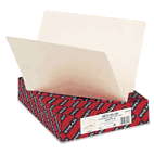 Smead Heavyweight Folder, Fastener Front/Spine, End Tab, Letter, 11 Pt Manila, 50/Box SMD34120