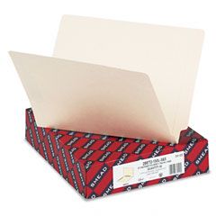 Smead Heavyweight Folder, Fastener Front/Spine, End Tab, Letter, 11 Pt Manila, 50/Box SMD34120