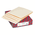 Smead Heavyweight Folders, Straight Two-Ply End Tab, Letter, Manila, 50/Box SMD24210