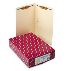 Smead Heavyweight Folders, Two Fasteners, End Tab, Legal, 14 Point Manila, 50/Box SMD37215