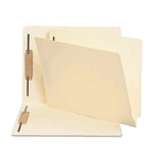 Smead Heavyweight Folders, Two Fasteners, End Tab, Letter, 11 Point Manila, 250/Box SMD34125