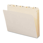 Smead Indexed File Folders, 1/5 Cut, Indexed 1-31, Top Tab, Letter, Manila, 31/Set SMD11769