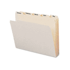 Smead Indexed File Folders, 1/5 Cut, Indexed Jan-Dec, Top Tab, Letter, Manila, 12/Set SMD11765