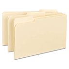 Smead Interior File Folders, 1/3 Cut Top Tab, Legal, Manila, 100/Box SMD15230