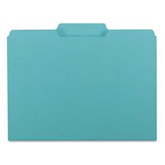 Smead® Interior File Folders, 1/3 Cut Top Tab, Letter, A