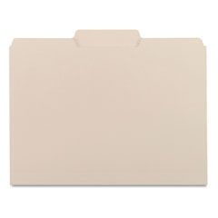 Smead Interior File Folders, 1/3 Cut Top Tab, Letter, Gray, 100/Box SMD10251