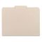 Smead Interior File Folders, 1/3 Cut Top Tab, Letter, Gray, 100/Box SMD10251