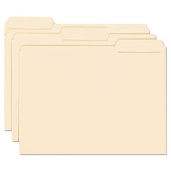 Smead Interior File Folders, 1/3 Cut Top Tab, Letter, Manila, 100/Box SMD10230