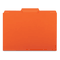 Smead Interior File Folders, 1/3 Cut Top Tab, Letter, Orange, 100/Box SMD10259