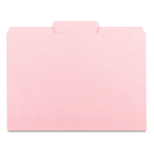 Smead Interior File Folders, 1/3 Cut Top Tab, Letter, Pink, 100/Box SMD10263