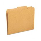 Smead Kraft File Folder, 2/5 Cut Right, Two-Ply Top Tab, Letter, Brown, 100/Box SMD10776