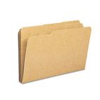 Smead Kraft File Folders, 1/3 Cut, Reinforced Top Tab, Legal, Brown, 100/Box SMD15734