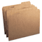 Smead Kraft File Folders, 1/3 Cut, Reinforced Top Tab, Letter, Brown, 100/Box SMD10734