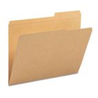 Smead Kraft File Folders, 2/5 Cut Right, Reinforced Top Tab, Letter, Brown, 100/Box SMD10786