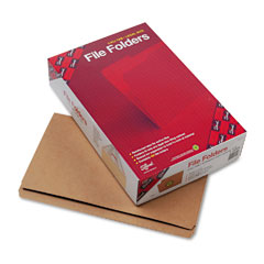 Smead Kraft File Folders, Straight Cut, Reinforced Top Tab, Legal, Brown, 100/Box SMD15710