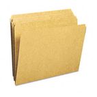 Smead Kraft File Folders, Straight Cut, Reinforced Top Tab, Letter, Brown, 100/Box SMD10710