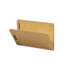 Smead Kraft K Style Fastener Folders, Straight Cut, Top Tab, Legal, Brown, 50/Box SMD19813