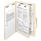Smead Manila Classification Folders with 2/5 Right Tab, Legal, Four-Section, 10/Box SMD18700