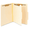 Smead Manila Classification Folders with 2/5 Right Tab, Letter, Four-Section, 10/Box SMD13700