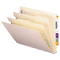 Smead Manila End Tab Classification Folders, Letter, Six-Section, 10/Box SMD26835