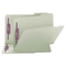 Smead One Inch Expansion Fastener Folder, 1/3 Top Tab, Legal, Gray Green, 25/Box SMD19931