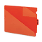 Smead Out Guides with Diagonal-Cut Pockets, Poly, Letter, Red, 50/Box SMD61960