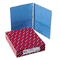 Smead Paper Two-Pocket Portfolio, Tang Clip, Letter, 1/2" Capacity, Blue, 25/Box SMD88052