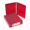 Smead Paper Two-Pocket Portfolio, Tang Clip, Letter, 1/2" Capacity, Red, 25/Box SMD88059