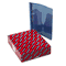 Smead Poly Report Cover, Tang Clip, Letter, 1/2" Capacity, Clear/Dark Blue, 25/Box SMD87455