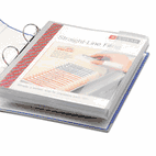 Smead Poly Ring Binder Pockets, 9 x 11-1/2, Clear, 3/Pack SMD89500