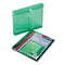 Smead Poly String & Button Booklet Envelope, 9 3/4 x 11 5/8 x 1 1/4, Green, 5/Pack SMD89523