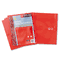 Smead Poly String & Button Booklet Envelope, 9 3/4 x 11 5/8 x 1 1/4, Red, 5/Pack SMD89527