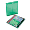 Smead Poly String & Button Envelope, 9 3/4 x 11 5/8 x 1 1/4, Green, 5/Pack SMD89543