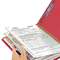 Smead Pressboard Classification Folders, Legal, Six-Section, Bright Red, 10/Box SMD19031