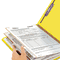 Smead Pressboard Classification Folders, Legal, Six-Section, Yellow, 10/Box SMD19034