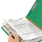 Smead Pressboard Classification Folders, Letter, Six-Section, Green, 10/Box SMD14033